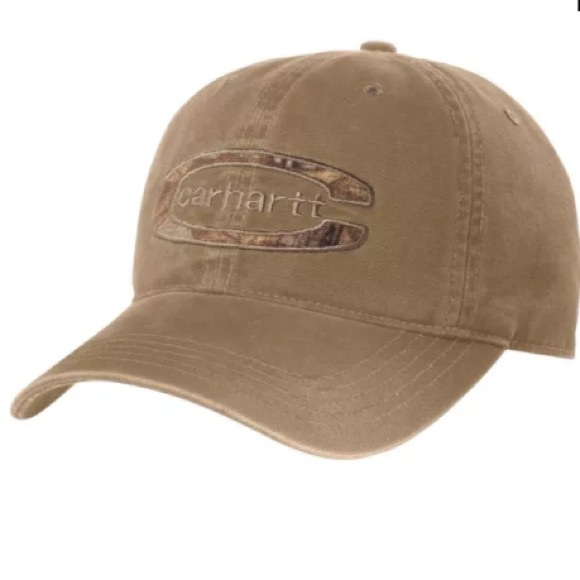 Carhartt Other - Carhartt NWT khaki + camo Cedarville cap hat